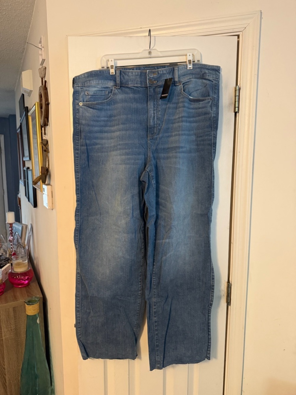 Torrid Women's Washed Blue Relaxed Jeans